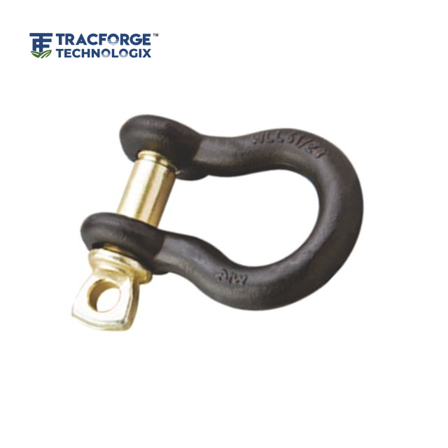 Clevises screw pin technical drawing for OEM tractor linkage and trailer hardware