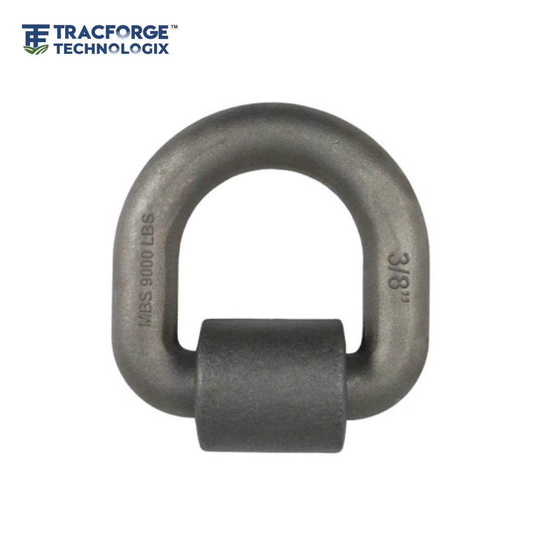 3/8 forged steel tie down ring OEM industrial component for cargo securing