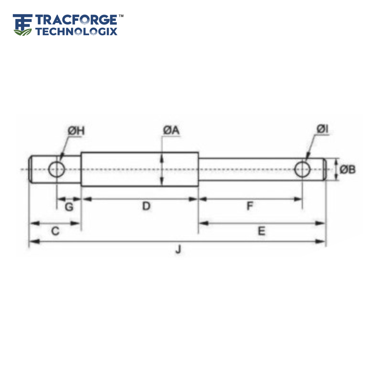 Double Implement Mounting Pin - Digram