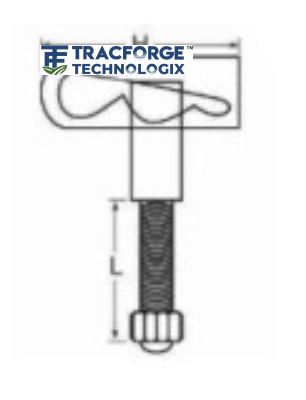 Drop Lock Pin With Long Screw Digram