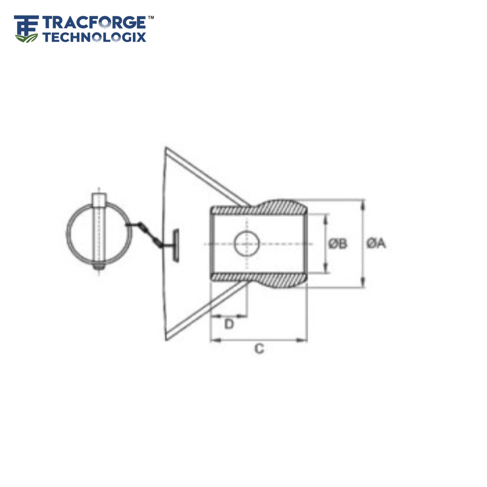 Guide Cone Ball – Technical Drawing