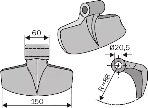 Hamer Blades RM 11 - Digram