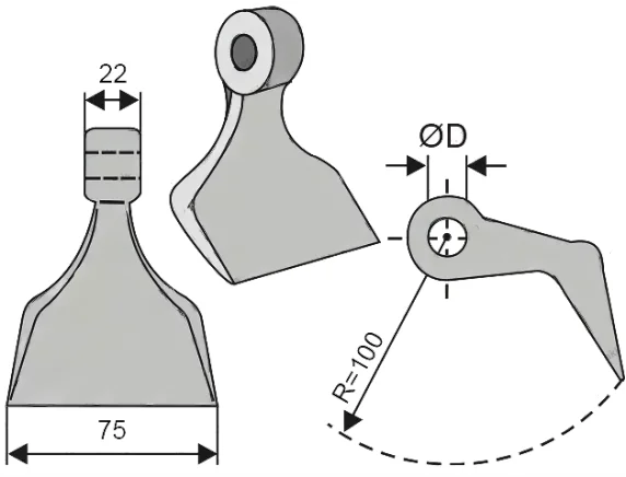 Hammer Blades RM 32 - Digram