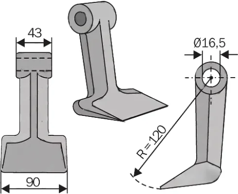 Hammer Blades RM 39 - Digram
