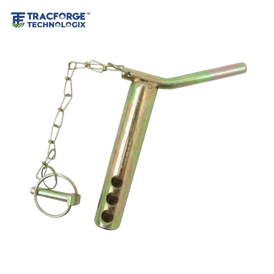 Hitch pin bend handle multiple hole OEM agricultural component with linch pin