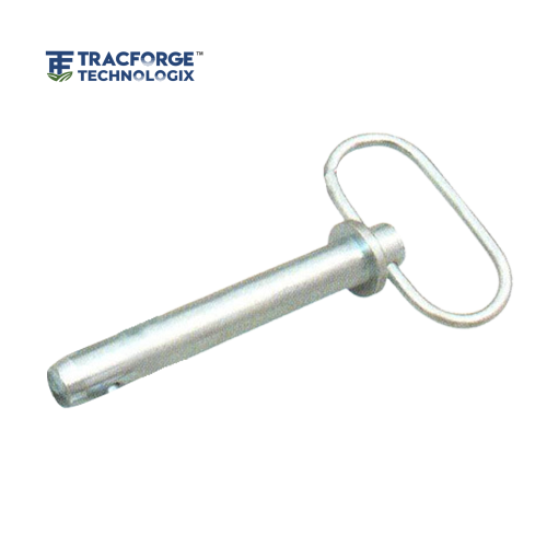 hitch pin oval handle with r pin manufactured for agricultural use