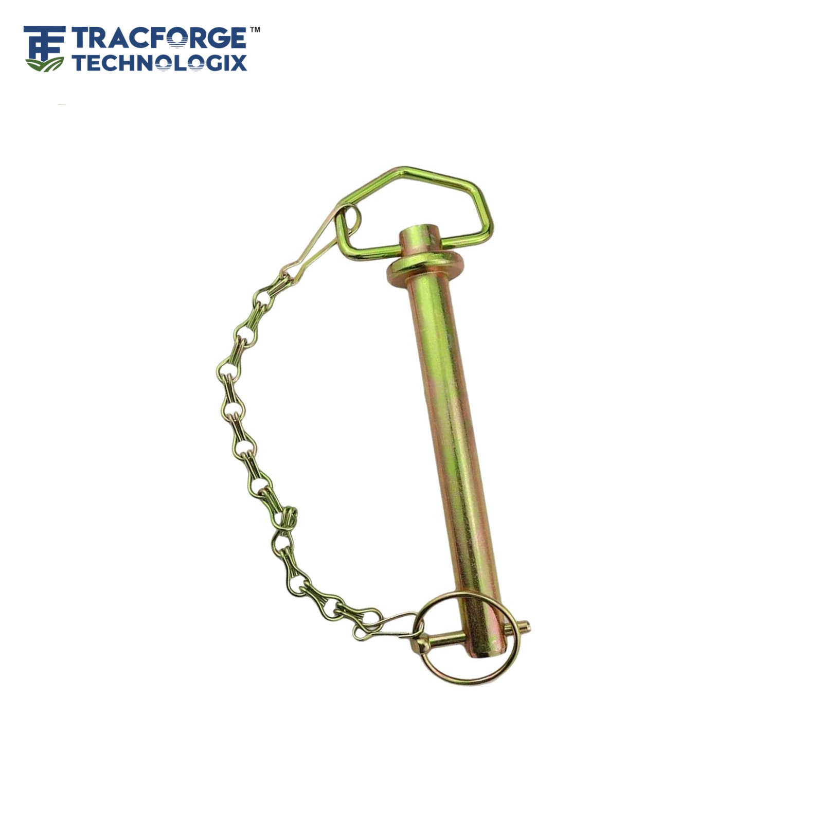 Hitch Pin With Chain & Linch Pin