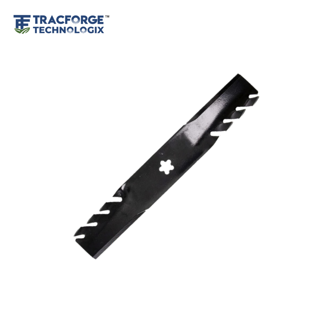 Husqvarna compatible lawn mower blade designed for commercial and agricultural mowing equipment