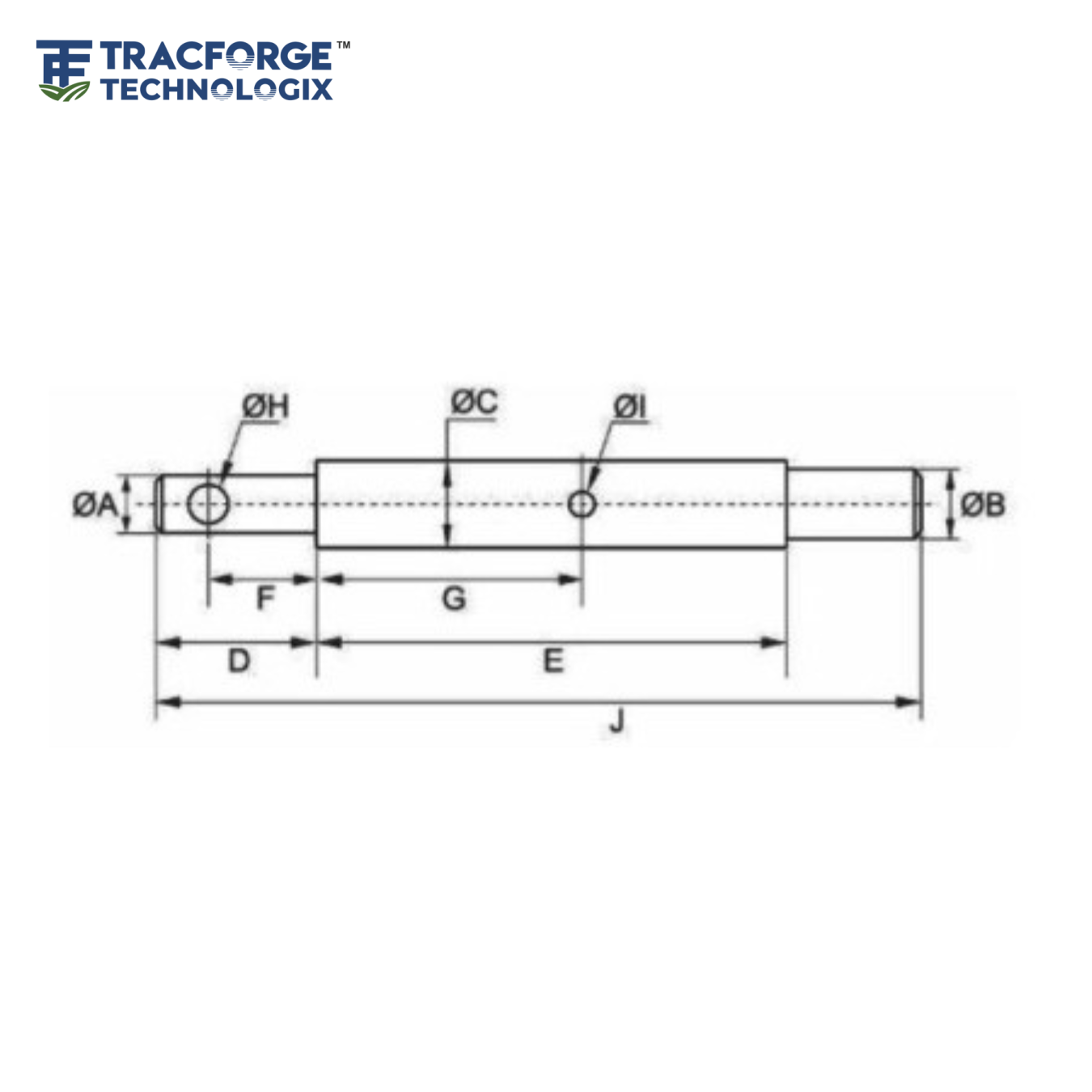 Inter Changeable Implement Mounting Pin - Digram