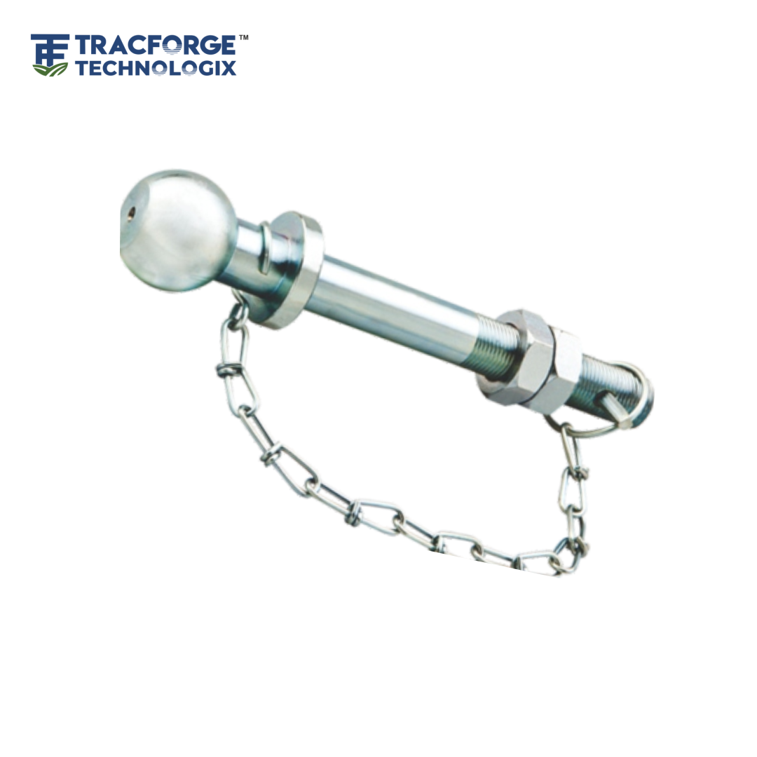 Long Hitch Ball with Chain & Linch Pin