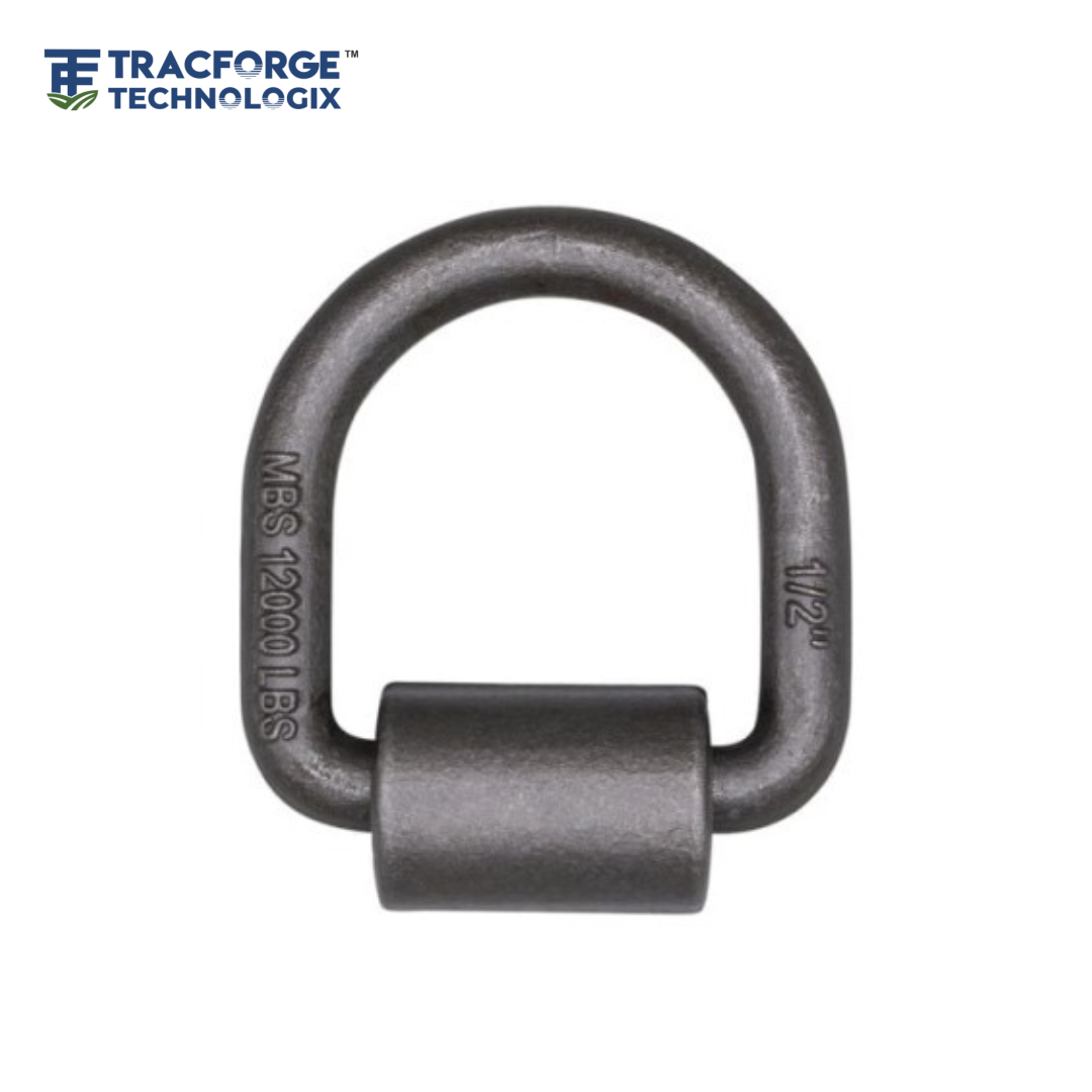 Reinforced 1/2 forged D-ring anchor OEM industrial component for cargo securing