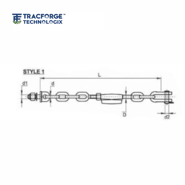 Stabilizer Assembly With Chain - Digram