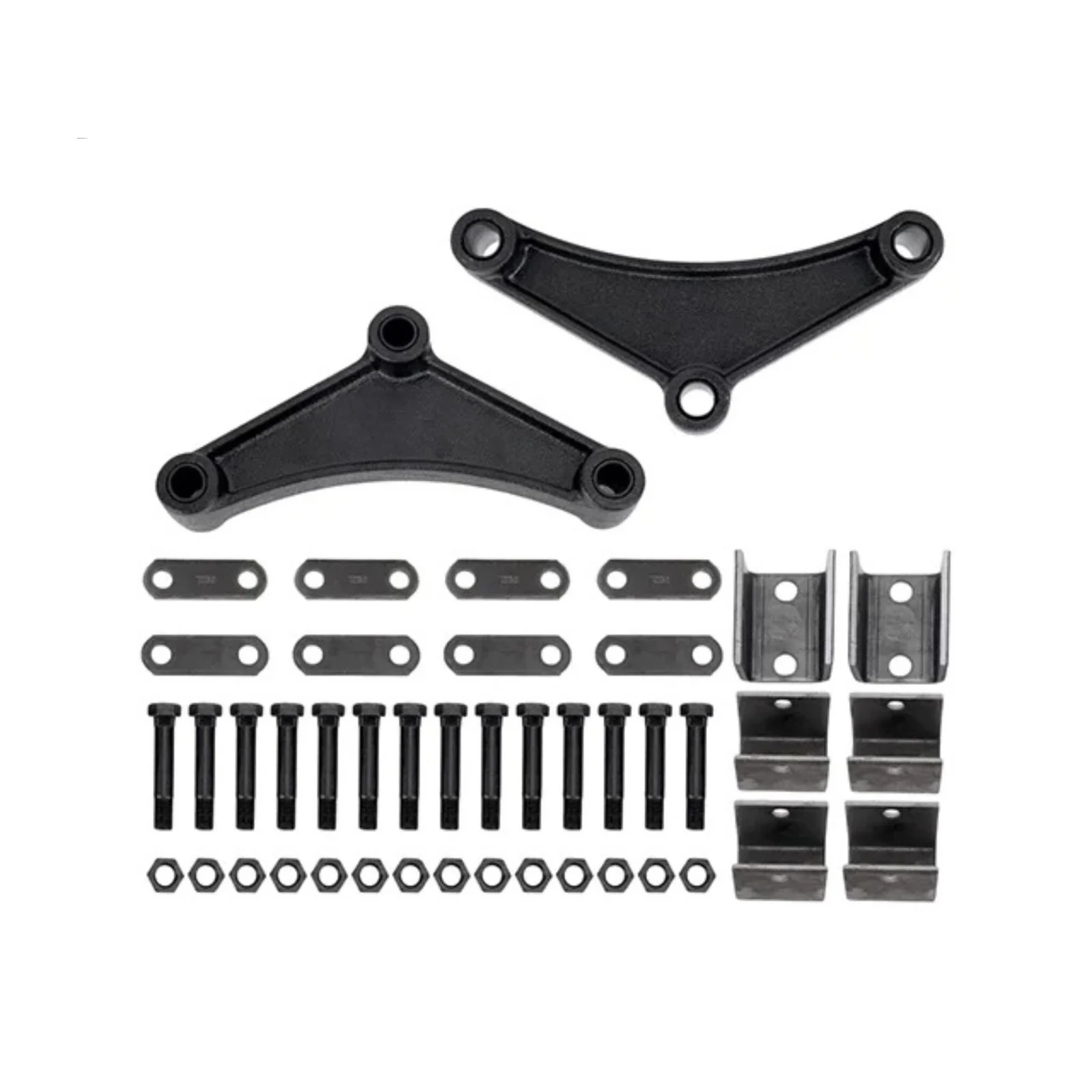 Tandem-Axle Hanger Kit APT3HD 2K–7K with equalizers, hangers, bolts and mounting hardware for heavy-duty trailer suspension systems