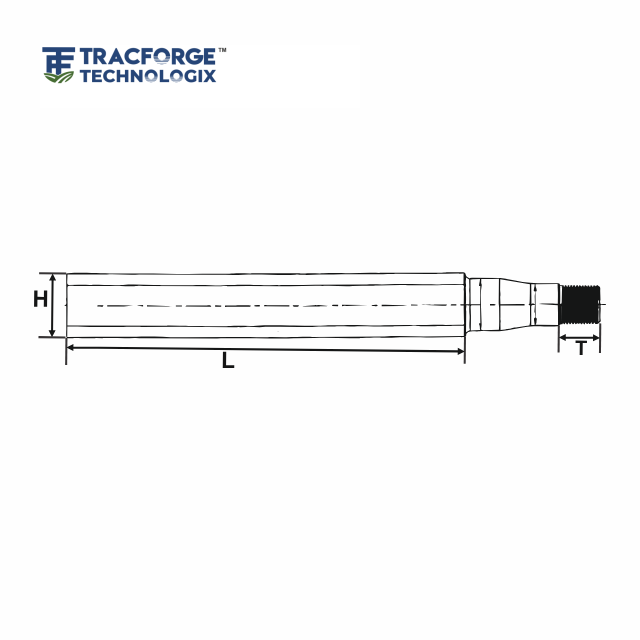 Trailer Bare Axle - Digram