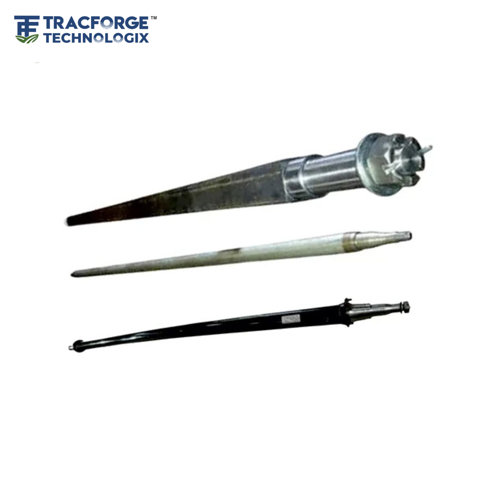 Heavy duty custom trailer axle manufactured by Tracforge for OEM trailer systems