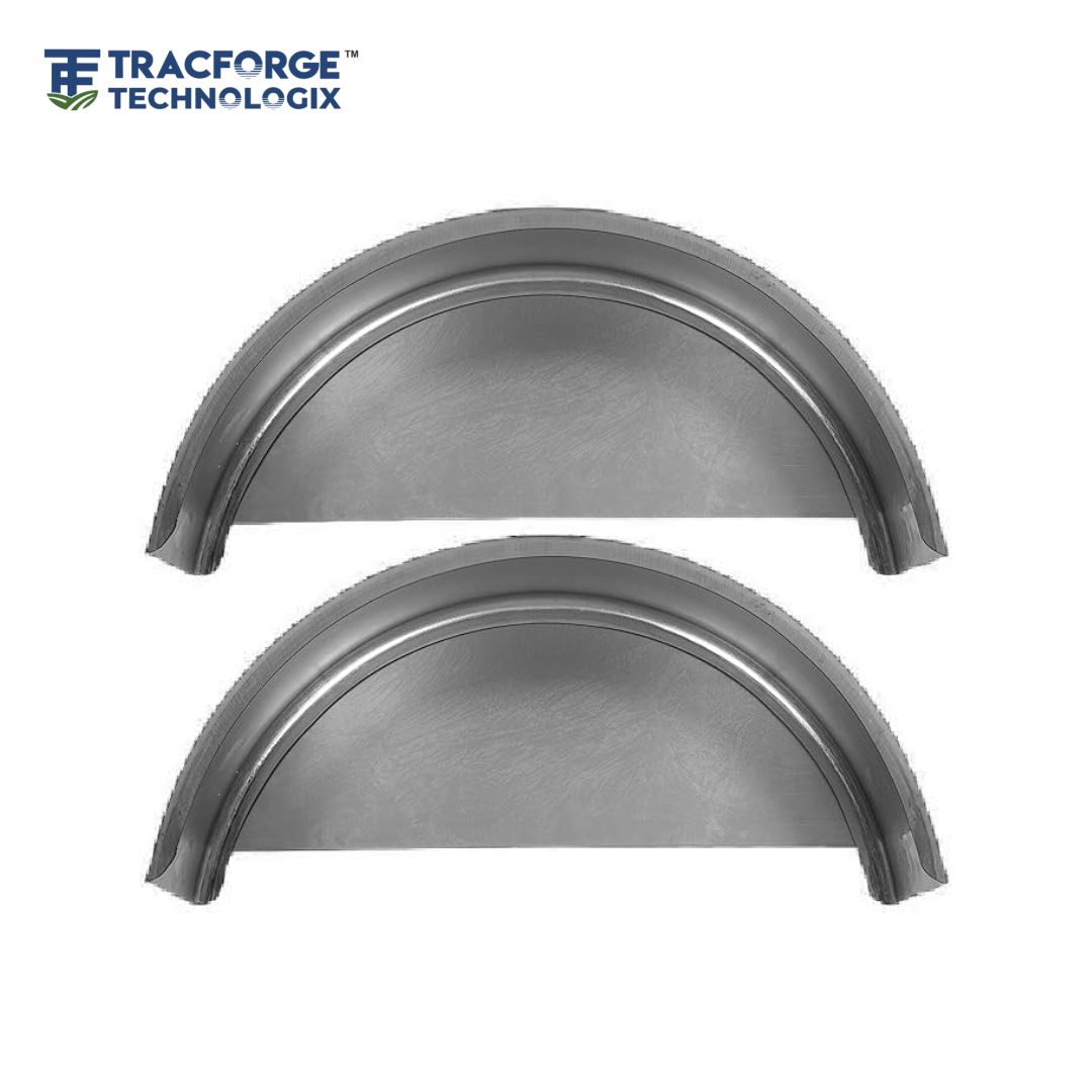 trailer fender with side cover manufactured for heavy duty trailer applications