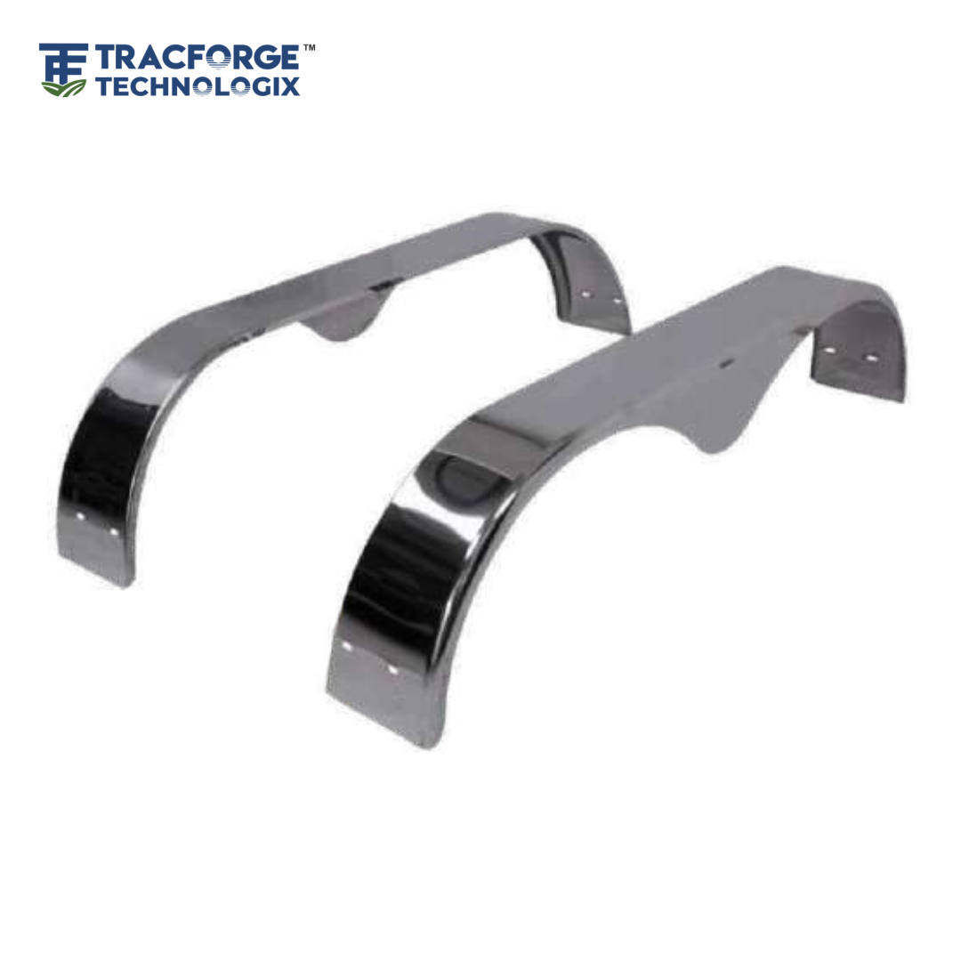 trailer fender with side cover manufactured for heavy duty trailer applications