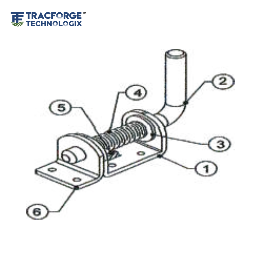 Trailer Latch Pin Assembly - Digram