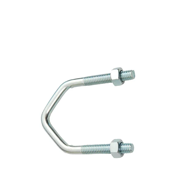 Metric V-Bolts in millimeters made from high-strength steel with nuts for pipe, axle, and suspension mounting applications