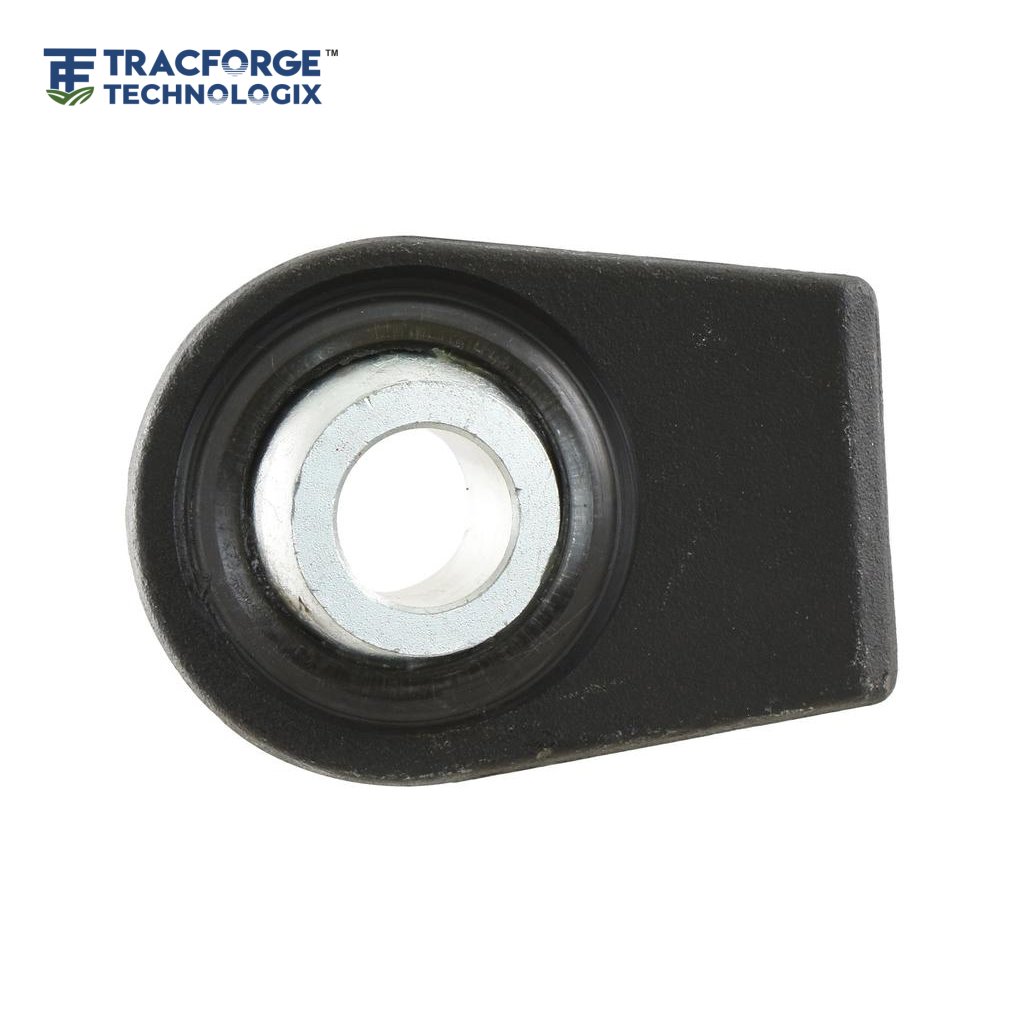 Weld on end component used in tractor and agricultural implement assemblies